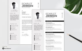 Scarlet Johnsen Resume Template 83419 Clean Resume Resume Template Resume Design Template