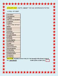 Trivia questions on canada are for all. American History 50 States Trivia Quiz W Answer Key 6 12 Mg Ap History