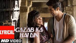 Gazab Ka Hai Din With Lyrics Dil Juunglee Tanishk B Jubin N Prakriti K Taapsee Pannu Saqib S Download This Video Grea Lyrics Songs Evergreen Songs