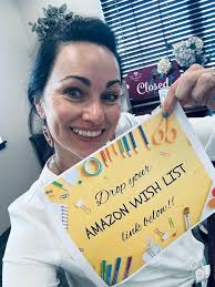 Same as last year folks! Always want to support our local teachers!🏫 Let's  see those Amazon wish lists!⬇️ 📚✏️ Community members, this is a great  opportunity to support those who teach and
