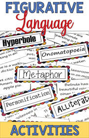 Figurative Language Activities Are Fun And Engaging For 3rd Grade 4th Grade 5t Figurative Language Activity Figurative Language Figurative Language Worksheet
