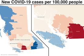 The liberals managed to hang onto power despite losing support in nearly every province across canada in the 2019 federal election, revealing an electoral map swept in conservative blue in much of the west and new footholds for the bloc quebecois in quebec. Interactive Map Graphs Vancouver Island And Vancouver See Jump In New Covid 19 Cases Over Last Week Victoria News