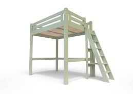 Lit Mezzanine Alpage Bois Echelle Hauteur Reglable 140x200 Moka Alpagech140 Moka Vente De Abc Meubles Conforama