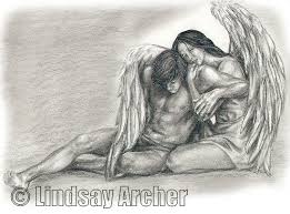 The Guardian Linz Angel Art Angel Drawing Angel Sketch