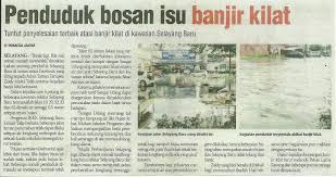 Image result for keratan akhbar isu alam sekitar