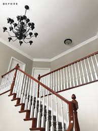Entryway Light Fixtures Before Room For Tuesday