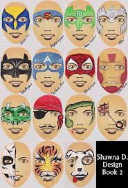 Board From Shawna Del Real Face Painting Easy Superhero Face Painting Face Painting Halloween