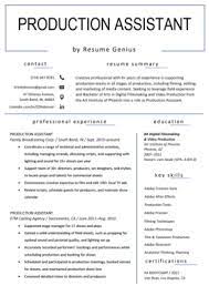 If you're ready to apply for your next role, upload your resume to indeed resume to get started. Production Assistant Cover Letter Example With Writing Tips