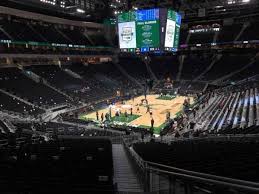 fiserv forum section 121 row 28 home of milwaukee bucks