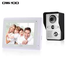 Owsoo 7 Polegada Tft Touch Screen Telefone Video Da Porta Visual Intercomunicador Campainha Acesso Remoto Da Camera De Vis Intercom Video Door Phone Phone Apps