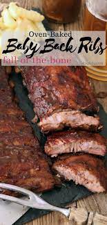 Fall Off The Bone Baby Back Ribs In Oven Recipe Pork Rib Recipes Ribs In Oven Rib Recipes