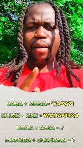KAKA + DADA =?, MJOMBA +SHANGAZI =?, #reelsviralシ #reelsvideoシ #fypシ