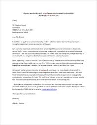 All events have to be officially mentioned, with formal regard and reference. 16 Best Cover Letter Samples For Internship Wisestep