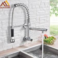 2020 wall mounted spring kitchen faucet