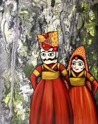 Kathputli Colours Of Life By Pratibha Madan Paintings For Sale Bluethumb Online Art Gallery Rajasthani Art Rajasthani Painting Painting Art Projects