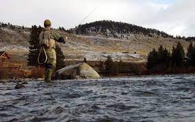 Alicia white, firehole ranch brothers leibert and brock scored this sweet double on the madison.photos courtesy firehole ranch it's salmonfly season on the madison, and life is great! West Yellowstone Cabins Camping West Fork Cabin Camp
