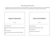 Phi105 T3 Fallacystudyguide 01 06 14 Fallacy Study Guide Flash Cards Create Flash Cards To Help You Study For The Fallacy Quiz In Topic 4 By Filling Course Hero