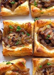 Gruyere Mushroom Caramelized Onion Bites Recipe Little Spice Jar Recipe Appetizer Recipes Recipes Food