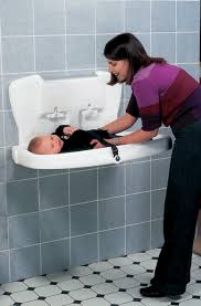 Wall Mounted Baby Changing Station Horizontal And Vertical
