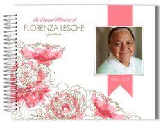 Pink Peony Funeral Guest Book Funeral Guest Books Funeral Guest Book Funeral Reception Pink Peonies
