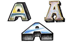 · drawing balloon letters isn't as hard as you think it is. How To Draw 3d Block Letters 3 Different Ways A Youtube