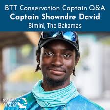 Capt. Showndre David of Bimini has been guiding since he was 12 years old.  He's shared his lifetime of bonefish knowledge with BTT, helping to track  down bonefish pre-spawning aggregation sites in