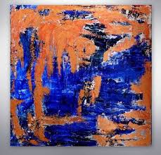 Abstrakte Malerei Bild Gespachtelt Kreise Abstrakte Malerei Abstrakt Malerei