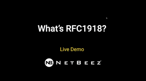 Please see rfc 1918 for additional information. What Is An Rfc1918 Address Netbeez