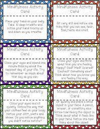 Mindfulness Activity Brain Break Cards For Calm Down Corners And Self Regulation Mindfulness Activities Social Emotional Learning Counseling Activities