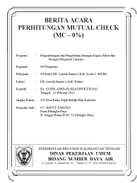 Salah satu contoh pembuatan bentuk rencana quality control bisa anda lihat di bawah ini: Contoh Surat Mc 0