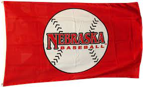 The official baseball account of nebraska athletics. Baseball Logo Flag