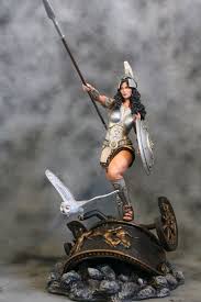 Said to be one of the daughters of themis nemesis is the goddess of divine retribution against those who committed hubris (arrogance, excessive pride, and defiance of olympus) in rejecting law and order. Buy Toys And Models Athena Goddess Of Wisdom And War 1 4 Scale Statue Archonia Com