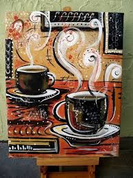 Explore Me S Photos On Photobucket Coffee Painting Canvas Coffee Painting Coffee Artwork