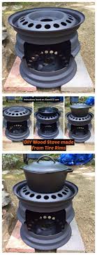 Diy Wood Stove Made From Tire Rims Isavea2z Com Diy Wood Stove Wood Diy Recycled Projects