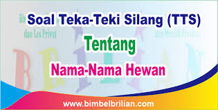 Moluska atau hewan bertubuh lunak memiliki ciri utama, yaitu bentuk tubuhnya yang simetris bilateral. Soal Teka Teki Silang Nama Nama Hewan Bimbel Brilian