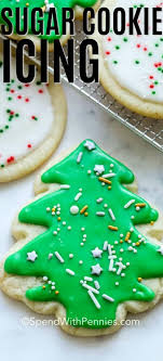 Lined up in a row on a platter, these cute treats are sure to get your guests in the holiday spirit. Sugar Cookie Icing Great For Decorating Spend With Pennies