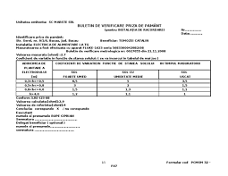 In vederea realizarii de economii de metal de normativul mee prevede ca armaturile fundatiilor de beton ale lea si alte parti subterane ale stalpilor de beton armat in cazul fundatiilor burate sa fie considerate ca prize de legare la pamant naturale si numai in cazul ica acestea nu satisfac conditiile. 3 Buletin De Verificare A Prizei De Pamant