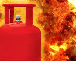 Image of Gas cylinder explosion
