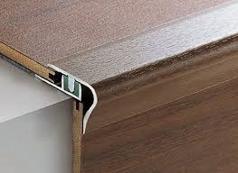 Rounded Nose Adjustable Stair Nosing For 7 12mm Height Laminate Wood Flooring 2 7m Stair Nosing Laminate Stairs Wood Floors