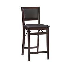 4.8 out of 5 stars, based on 23 reviews 23 ratings current price $264.99 $ 264. Linon Folding Triena Padded Back Wood Counter Stool 24 Seat Height Espresso With Dark Brown Faux Leather On Walmart Accuweather Shop