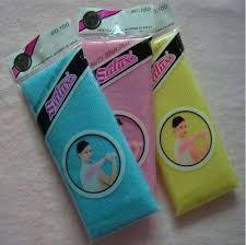 Japanese Salux Exfoliating Bath Shower Cloth Beauty Towel Body Wash Scrub 28x90 Body Shower Bath And Body Washing Clothes