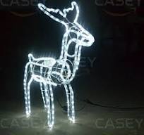 1/6christmas Outdoor LED Deer 3D Motif Street Light Across Deer Street  Motif Light