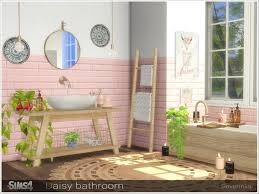 Severinka S Daisy Bathroom In 2020 Sims 4 Sims Sims 4 House Design