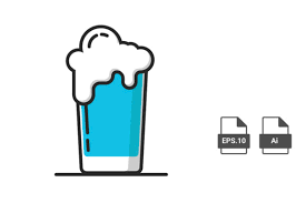 Download Vector Soft Drink Beer Flat Icon Graphic By Assagav1234 Creative Fabrica Yellowimages Mockups