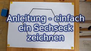 Zeichne einen kreis und konstruiere 3 tangenten so, dass deren schnittpunkte ein gleichseitiges dreieck bilden. Tutorial Anleitung Ein Sechseck Zeichnen Youtube