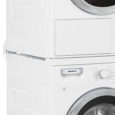 For example, laundry might be allocated to a narrow closet, making your only option a stackable washer and dryer set. Universal Stacking Kit Laundry Compact Washer Dryer Blomberg 2992100300