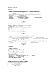 It checks for a specific response to a particular set of inputs. Speakout Unit Test 7 8