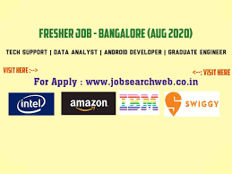 Intel Ibm Amazon Swiggy Is Hiring Graduate Engineer Tech Support Data Analyst Android Developer For Ba In 2020 Jobs For Freshers Data Analyst Changing Jobs