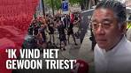 Won Yip in tranen over rellen supporters op zijn terras - YouTube