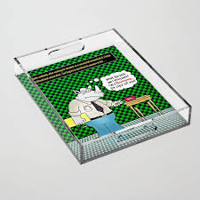 The Difference Is Clear Our Decorative Acrylic Trays Offer A Unique And Transparent Way To Serve Up Some Style Use The Acrylic Tray Color Pop Mid Life Crisis